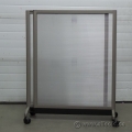 Teknion Expandable Rolling Translucent Panel Office Room Divider